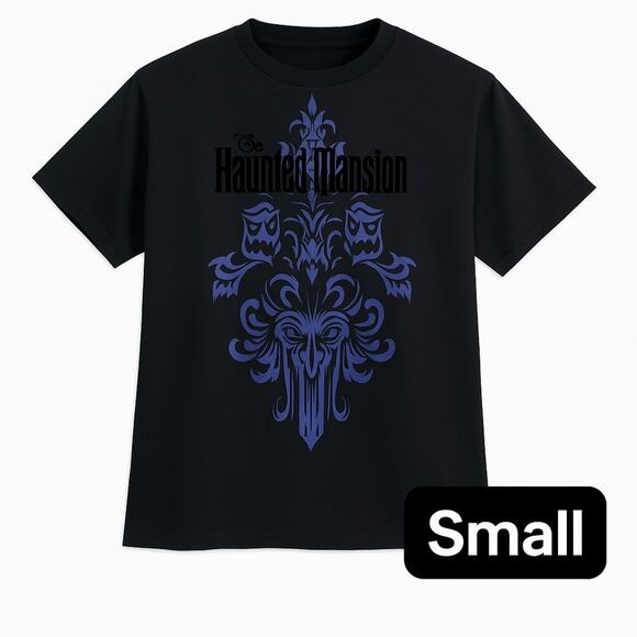 Disney Parks Haunted Mansion Wallpaper Shirt, Small - Picture 2 of 3
